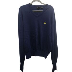 Clubhouse Collection Masters V Neck Sweater Mens SZ XL Golf Athleisure Old Money